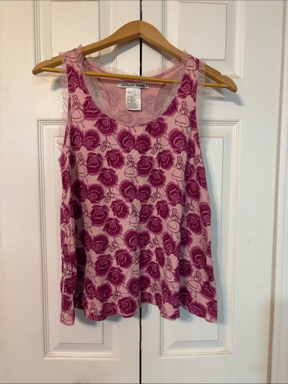 Disney Parks Alice and Wonderland Lace Tanktop size M